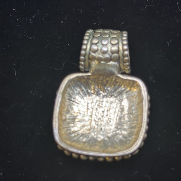 Vintage 90’s Slide Pendant Black & Silver - Picture 3 of 3